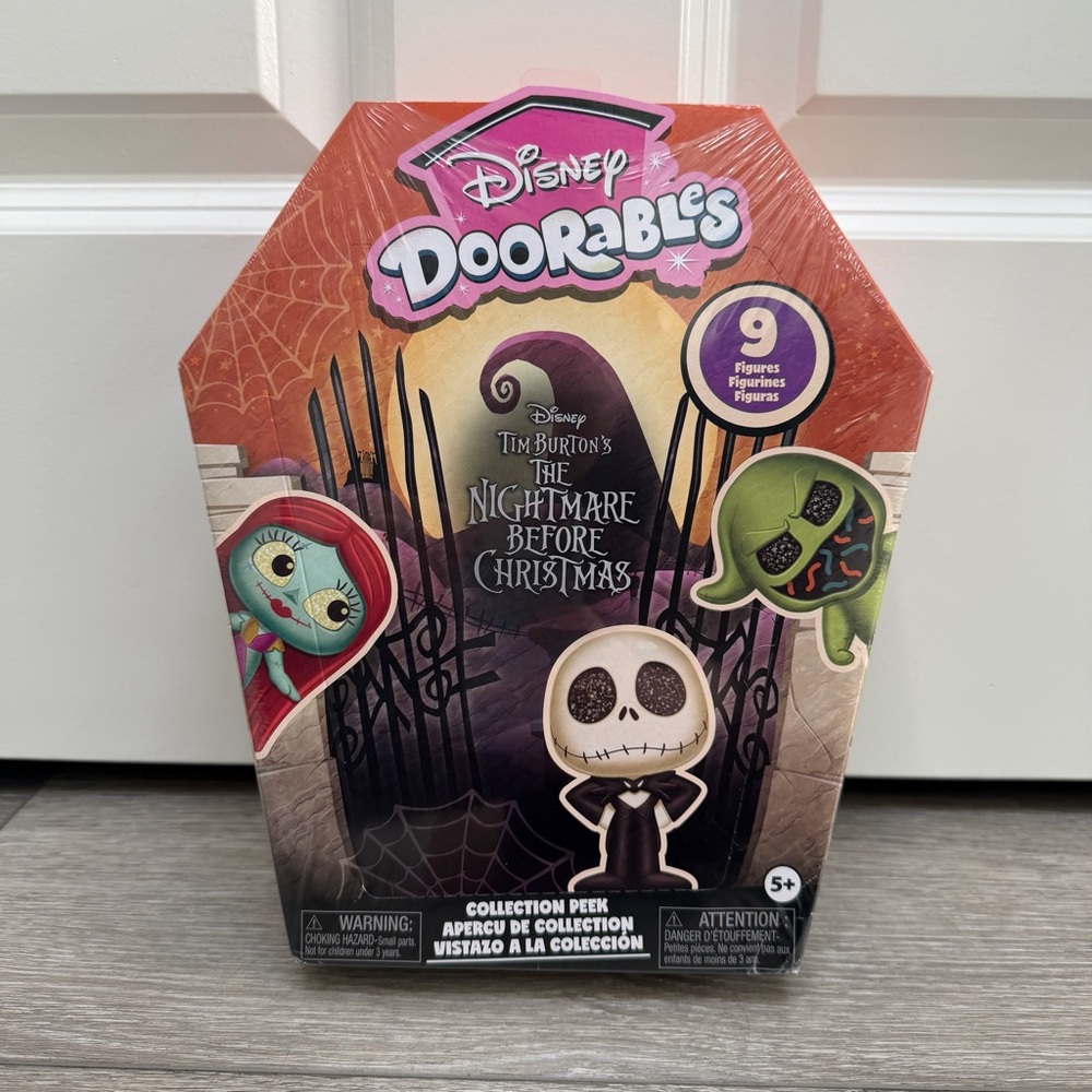 DISNEY DOORABLES THE NIGHTMARE BEFORE CHRISTMAS 9 FIGURE COLLECTION PEEK NEW